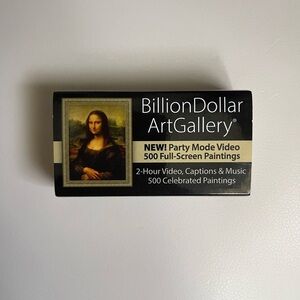 NIB BillionDollarArtGallery Video Box